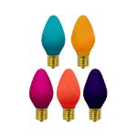 C7 RetroGlo® Groovy Multi Colored Ceramic LED Replacement Bulbs - 25 Pack