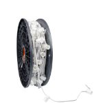 Novelty Lights C9 250' Spool 6" Spacing 8 Amp White Wire