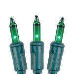 Non Connectable Green Green Wire Mini Lights 20 Light 8.5'