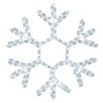 15" LED Rope Light Snowflake-Cool White 