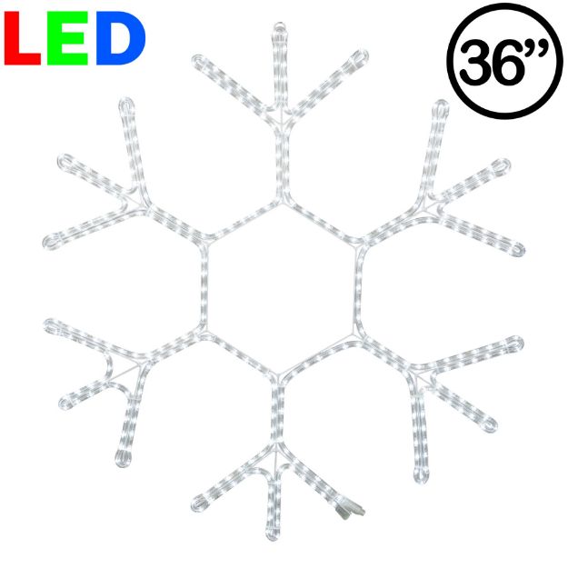 36" LED Snowflake-Cool White