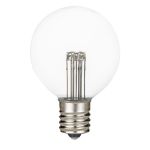 5 Pack Warm White LED G50 Globe Bulbs