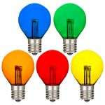 Multi - G30 Glass LED Replacement Bulbs - 25 Pack