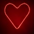 23" Heart LED Rope Light Motif
