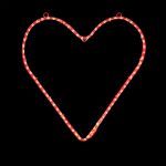 23" Heart LED Rope Light Motif