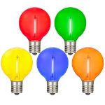 Multi - G40 - Plastic Filament LED Replacement Bulbs - 25 Pack
