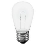 Pure White S14 U-Shaped LED Plastic Flex Filament Replacement Bulbs 25 Pack