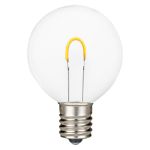 Warm White G50 U-Shaped LED Plastic Flex Filament Replacement Bulbs 25 Pack