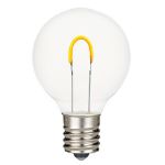 Warm White G40 U-Shaped LED Glass Flex Filament Replacement Bulbs 25 Pack