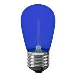 Blue S14 LED Plastic Filament Medium Base e26 Bulbs  - 25pk