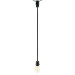 18" Medium Base (E26) Socket Extender (Drop)– Black