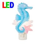 Night Light - Sea Horse - Swivel Plug w/LED Bulb