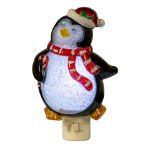 Winter Night Light - Penguin - Swivel Plug w/LED Bulb