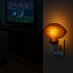 Sports Night Light - Football - Swivel Plug w/LED Bulb