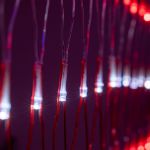 USA Flag LED Net Lights 84"x 42" Transparent Wire