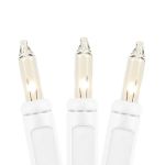35 Light 17' Long White Wire Christmas Mini Lights
