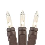 Non Connectable Brown Wire Mini Lights 35 Light 13.5'