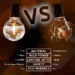 Warm White - G30 - Plastic Filament LED Replacement Bulbs - 25 Pack