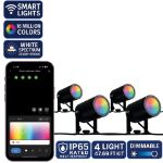 4 Light RGBWW Smart App Controlled Garden Spot Lights