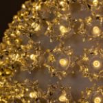 Coaxial 100 Warm White LED 7.5" Sphere