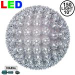 Coaxial 150 Pure White LED 10" Sphere