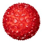 Coaxial 150 Red LED 10" Sphere