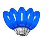 Blue C7 LED Plastic Filament Replacement Bulbs 25 Pack
