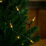 35 Light 17' Long Green Wire Christmas Mini Lights