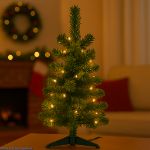 20 Light Warm White LED Mini Lights Green Wire
