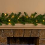 10 Light Non Connectable Warm White LED Mini Lights Green Wire