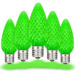 PeakPro Green C9 LED Replacement Bulbs 25 Pack