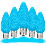 PeakPro Teal C9 LED Replacement Bulbs 25 Pack 