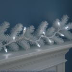 20 Light Non Connectable Pure White LED Mini Lights White Wire
