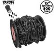 C9 Magnetic 500' Spool 15" Spacing Black Wire