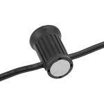 C9 Magnetic 25' Stringers 12" Spacing Black Wire