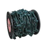C9 Magnetic 500' Spool 12" Spacing Green Wire