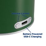 Rechargeable 3-in1 Camp Light Diffuser Speaker - Green