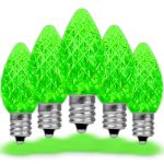 PeakPro Green C7 LED Replacement Bulbs 25 Pack