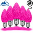 PeakPro Pink C7 LED Replacement Bulbs 25 Pack