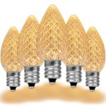 PeakPro Sun Warm White C7 LED Replacement Bulbs 25 Pack