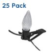Black All-In-One Clips 25 Pack