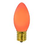C9 RetroGlo® Vintage Orange Ceramic LED Replacement Bulbs - 25 Pack