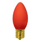 C9 RetroGlo® Vintage Orange Ceramic LED Replacement Bulbs - 25 Pack