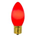 C9 RetroGlo® Vintage Red Ceramic LED Replacement Bulbs - 25 Pack