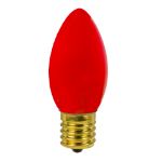 C9 RetroGlo® Vintage Red Ceramic LED Replacement Bulbs - 25 Pack