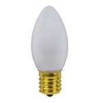 C9 RetroGlo® Vintage White Ceramic LED Replacement Bulbs - 25 Pack