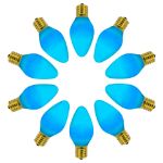 C7 RetroGlo® Vintage Blue Ceramic LED Replacement Bulbs - 25 Pack