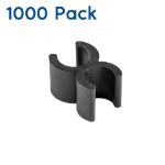 Wire Frame Clips for 1/4" Wire 1000 Pack - Black
