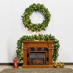 60" Lighted Commercial Colorado Pine Wreath