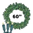 60" Lighted Commercial Colorado Pine Wreath